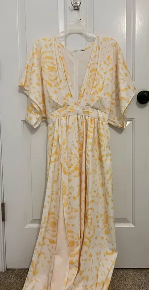 yellow maxi dress Size XS thumbnail 1