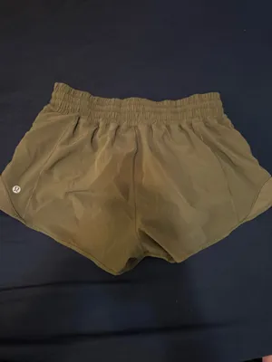 Lululemon Army Green Hotty Hot shorts thumbnail 2