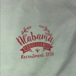 Comfort Colors Alabama Panhellenic T Shirt thumbnail 4