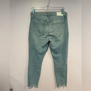 Pistola light wash distressed denim Anthropologie‎ jeans thumbnail 3