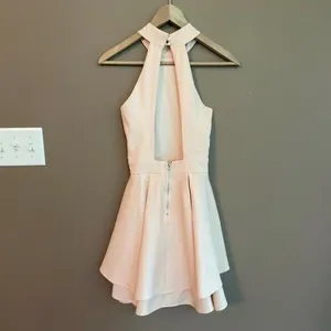 Lulus Rehearsal Open Back Skater Skirt Peach Size‎ XS thumbnail 11
