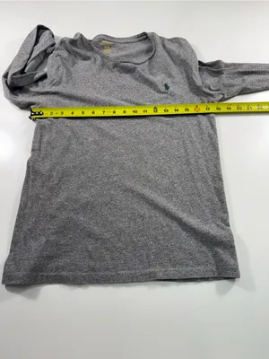 Polo by Ralph Lauren Heather Gray Long Sleeve Crew Tee thumbnail 4