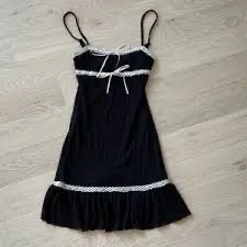 NWOT Edikted black lace cami dress thumbnail 2