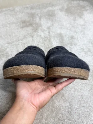 Haflinger Women’s Lacey Clog Shoes Slip On Wool in Charcoal Black 42/US 11 thumbnail 10