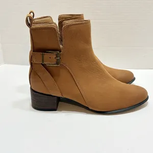 Vionic Women's Perry Sienna Waterproof Boots Toffee 7.5 Western Cowgirl thumbnail 2