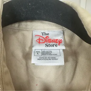 Vintage‎ Disney Pooh Eeyore Utility Vest Y2K Safari Embroidered Beige L thumbnail 5
