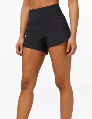 Lululemon Black speed up short women’s size 4 thumbnail 1