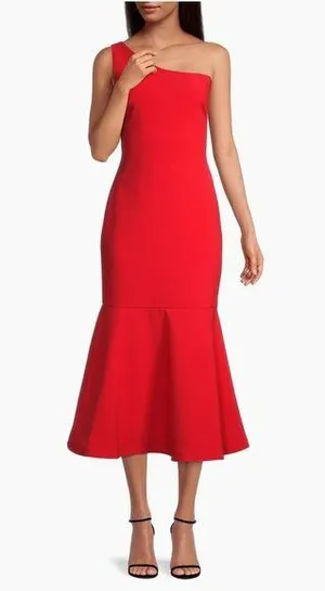 LIKELY Brighton One-Shoulder Gown red size 6 thumbnail 1