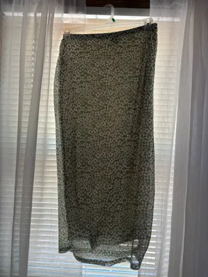 Shein Floral Skirt Long thumbnail 2