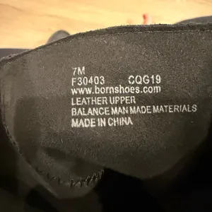 Born Black Heeled Boots Size 7 thumbnail 4