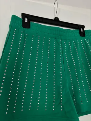 boutique rhinestone shorts thumbnail 2