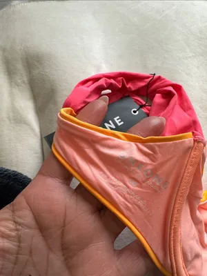 ONEONE Colorblock Pink & Orange Bikini Set top M bottom S thumbnail 5