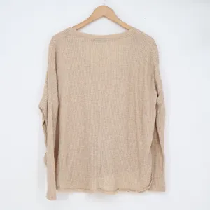 Out From Under Urban Outfitters Waffle Knit Cardigan Beige XS Oversized Thermal thumbnail 5
