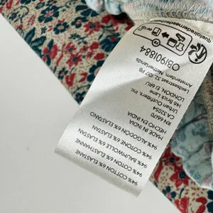 Free People Melanie Long Sleeve Top Floral Cotton Cottagecore Romantic Small NWT thumbnail 10