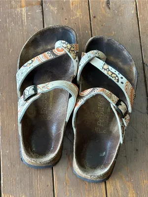 Birkenstock Papillo Floral Pattern Adjustable Strap Sandals thumbnail 1
