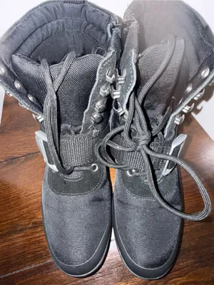 Steve Madden women's Grady Black Chunky Black Boots booties Size 8 thumbnail 5