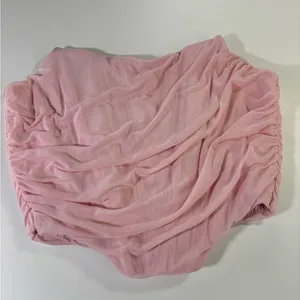 Pink Ruched Corset Size L thumbnail 1