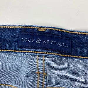 Rock & Republic Kaia Distressed Denim Jean Size 12 thumbnail 5
