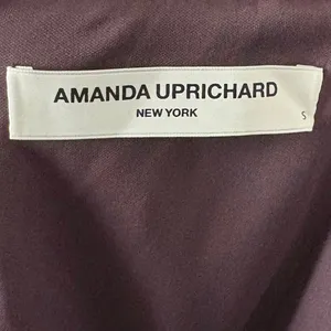 Amanda Uprichard Nia Top Faux Leather Lined Back Zipper Closure V-Wire Small thumbnail 5