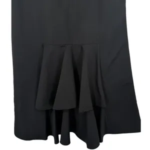 Ann Taylor Womens Black Mermaid Maxi Skirt Tiered Ruffle Formal Evening Size 6 thumbnail 8