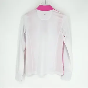EPNY Pro Golf 1/4 Zip Mock Neck Active Top Women's S‎ White Pink Long Sleeve thumbnail 3
