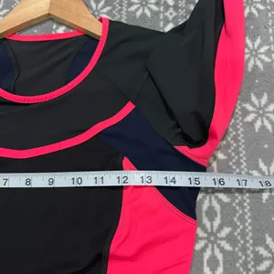 Lululemon Trail Bound Long Sleeve Deep Coal‎ Deep Navy Electric Coral Size 4 thumbnail 11