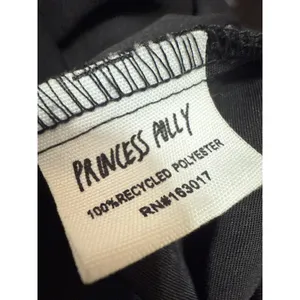 Princess Polly Black Silk Satin Long Sleeve Cowl Neck Mini Slip Dress Size 4 thumbnail 5