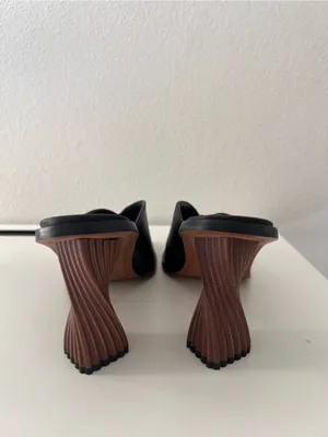 Sam Edelman Everly Sculptural Heeled Mules Size 9 thumbnail 4
