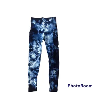 SET ACTIVE blue crush tie dye leggings NEW! thumbnail 9