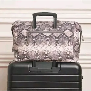 EUC Stella & Dot Crush It Snake Carry On Overnight Weekender Tote Travel Bag thumbnail 15