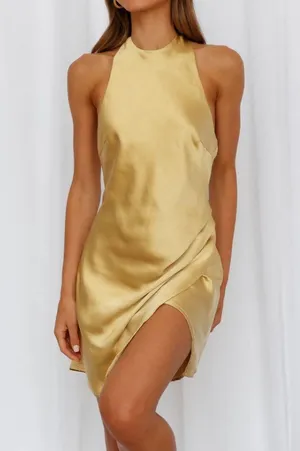 Hello Molly Yellow Cocktail Dress thumbnail 2