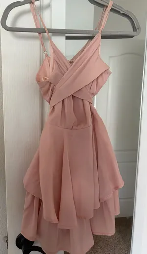 Light pink Francesca's Mini Dress thumbnail 1