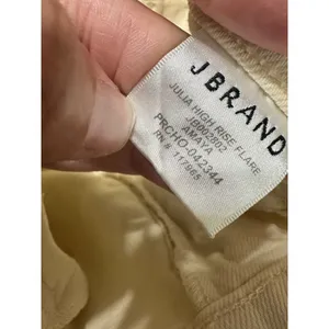 J Brand Julia High Rise‎ Flare Jeans Amaya Cream Cropped 29 thumbnail 9