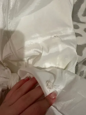 Dillard's Strapless Dress With Bow and Detachable Train thumbnail 6