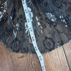 Lulus Guest List Gorgeous Black Floral Lurex Tie-Strap Maxi Dress Sz Small $88 thumbnail 6