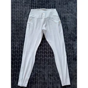 lululemon Women's Light Blue Fast Free Tight Pants Pocket‎ size 12 thumbnail 4