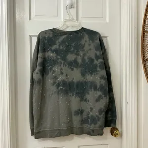 Natural Life Slate Green Speckled Tie Dye Sweatshirt L Boho Grunge Indie Cozy thumbnail 4