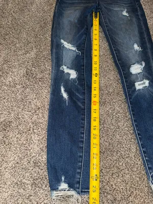 Altar'd State Women's Distressed Mid-Rise Skinny Jeans thumbnail 2