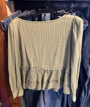 American Eagle Women’s Blouse Long Sleeve thumbnail 2