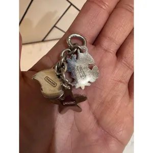 Coach nautical Beachy key chain bag charm cluster crab conch bling starfish Y2K thumbnail 2