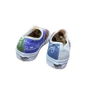 🌼 Vans Women’s Authentic‎ Peace Paisley Patchwork Sneakers Size 8 🌼 thumbnail 4