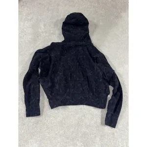 Athleta Navy Printed Farallon Hooded Sweatshirt #572247 Small thumbnail 8