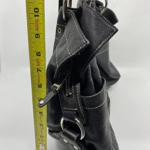 Tignanello Black Leather Shoulder Bag thumbnail 4
