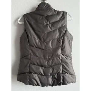 Eddie‎ Bauer Down Puffer Vest Women’s Small Brown Full Zip Outdoors EB550 thumbnail 2