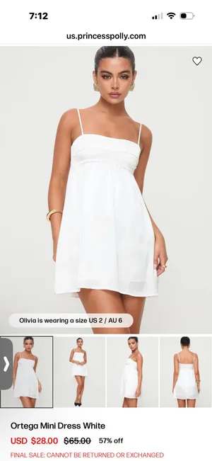 Princess Polly Ortega mini dress thumbnail 5