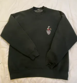 Vintage Warner Brother’s Bugs Bunny Crewneck Black Size L thumbnail 1