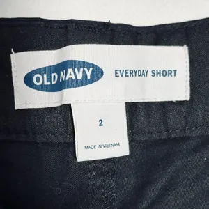 Old Navy Womens Black Everyday Shorts Size 2‎ Cotton Spandex Blend thumbnail 3