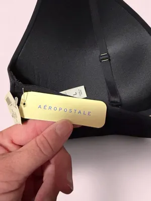 Aeropostale Black Wireless T-Shirt Bra thumbnail 4