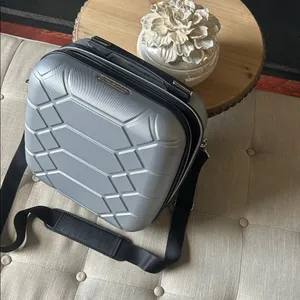 Aimee Kestenberg Grey Mini Hard-case Travel Luggage Bag thumbnail 2