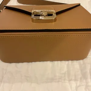 Longchamp Le Pliage Heritage Leather Crossbody Bag Brown Tan Handbag - NEW thumbnail 4